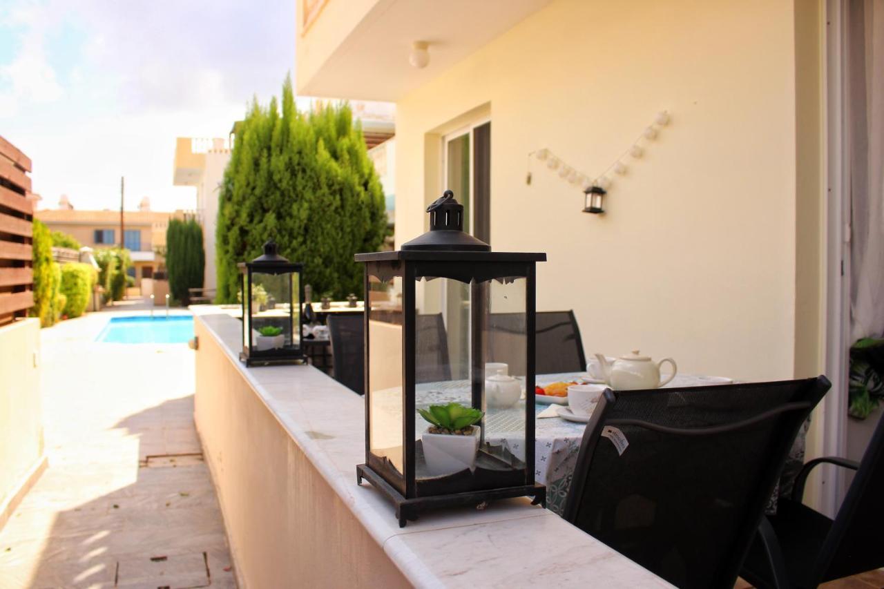 Cozy Poolside Apartment Pafos Zewnętrze zdjęcie